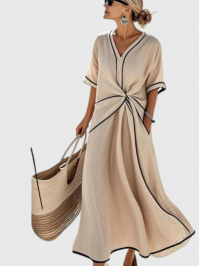 Robe maxi élégante d’été femme