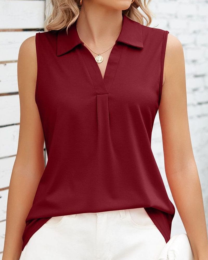Blouse sans manches femme