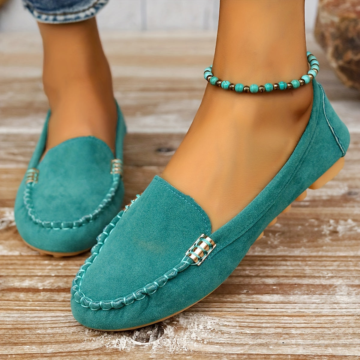 Mocassins femme élégants façon ballerine 6