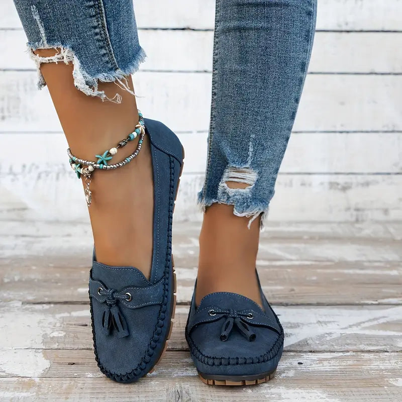 Mocassins femme plats à semelle rembourrée 1