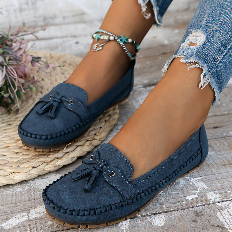 Mocassins femme plats à semelle rembourrée 2