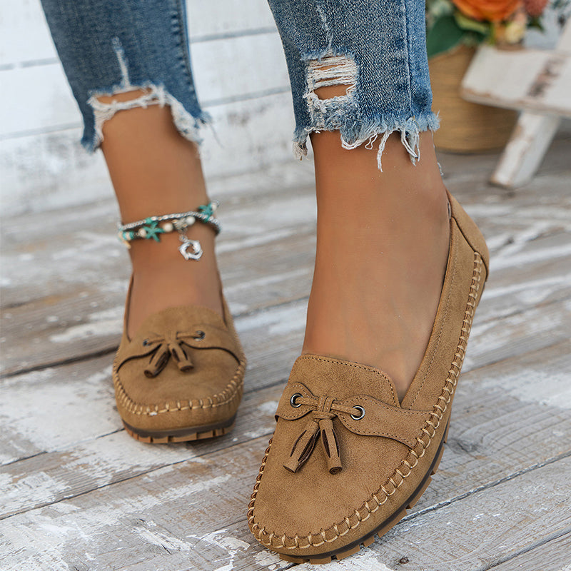 Mocassins femme plats à semelle rembourrée 11
