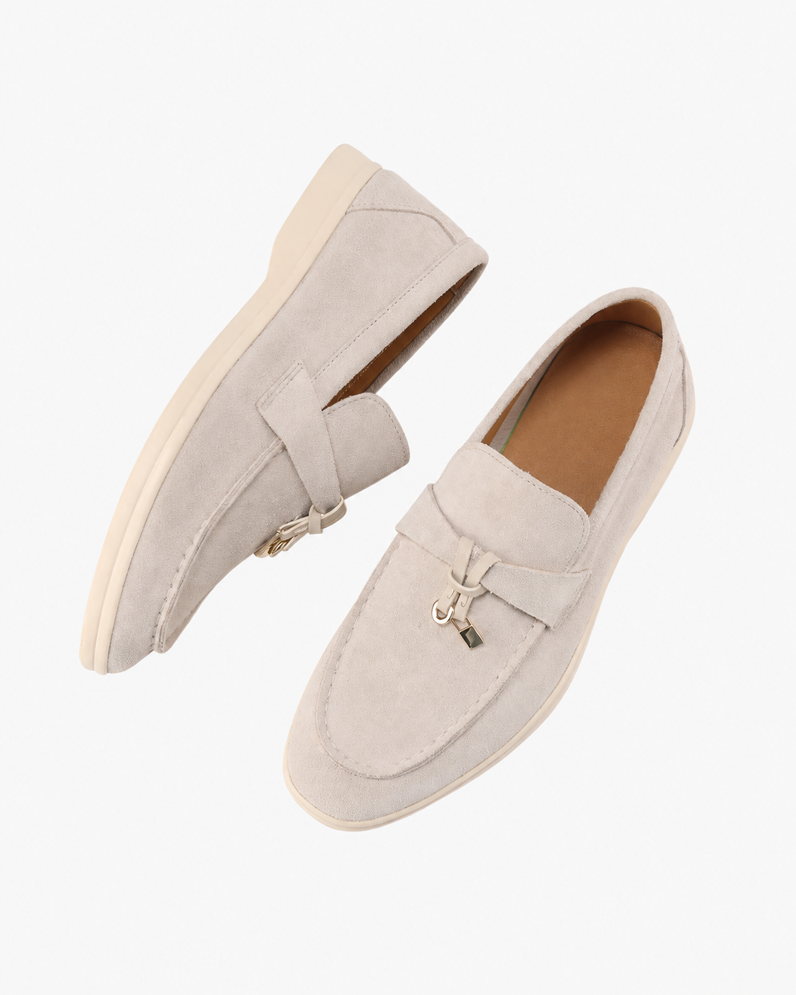 Mocassins femme en daim à enfiler 3