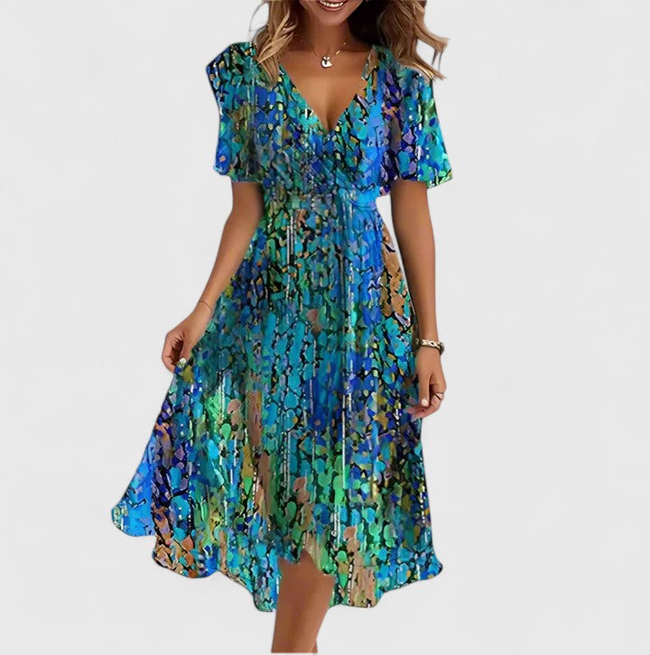 Robe midi d’été femme