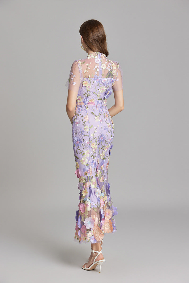 Robe maxi sans manches femme