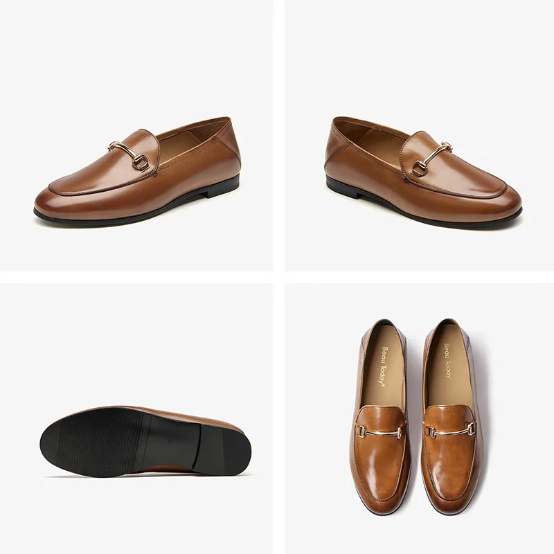 Mocassins femme à mors métallique 3