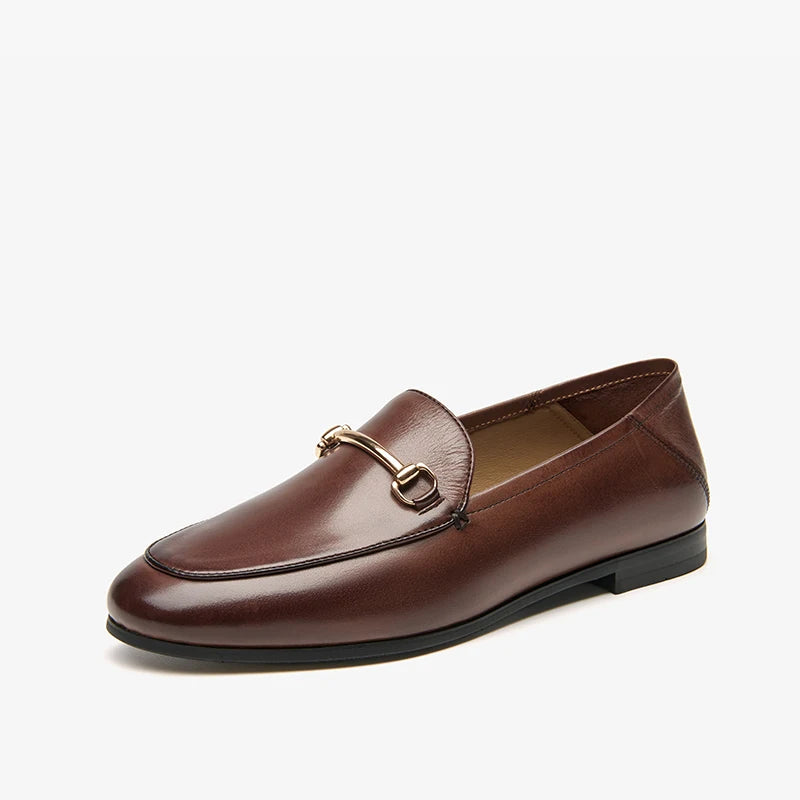 Mocassins femme à mors métallique 4