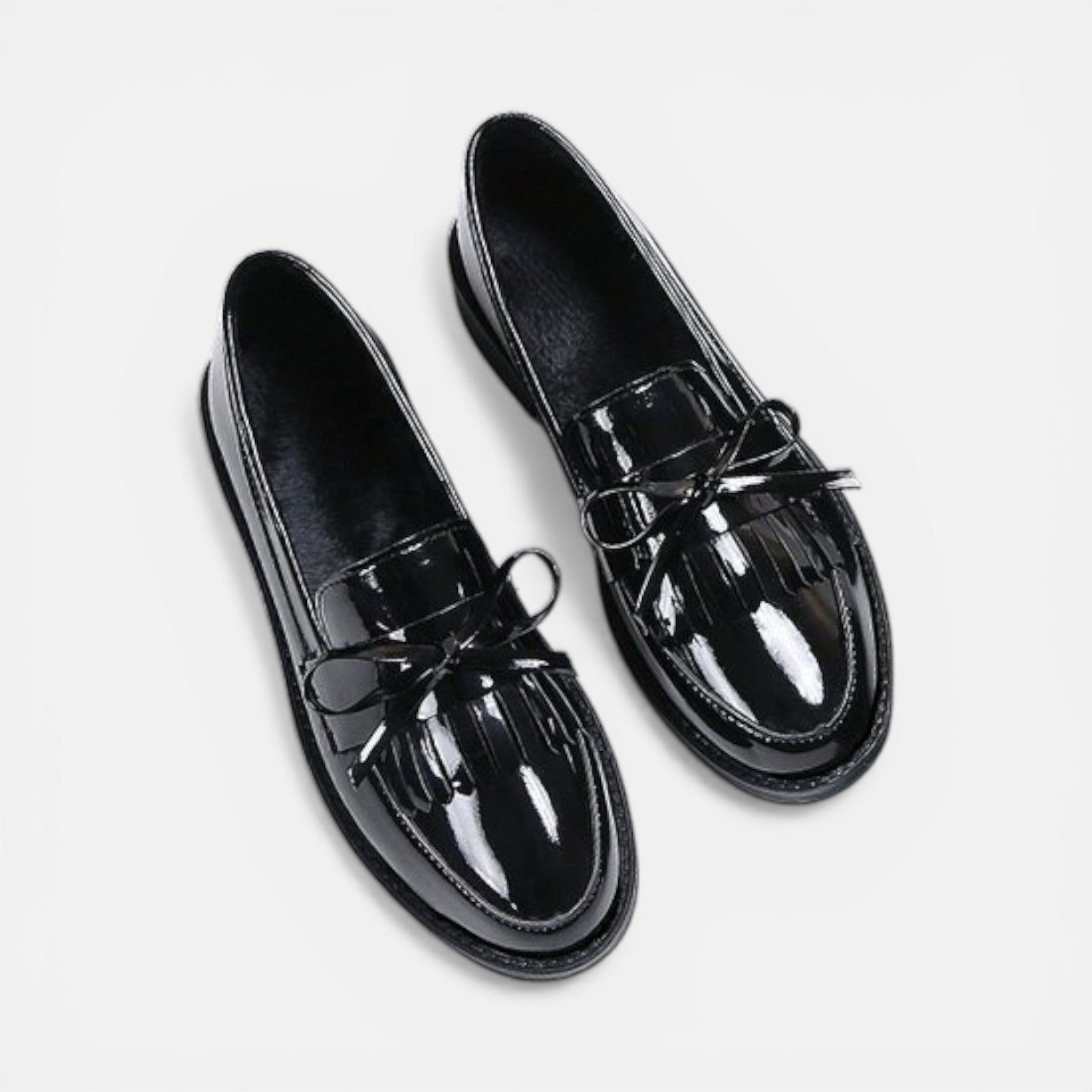 Mocassins femme vernis classiques à enfiler 4