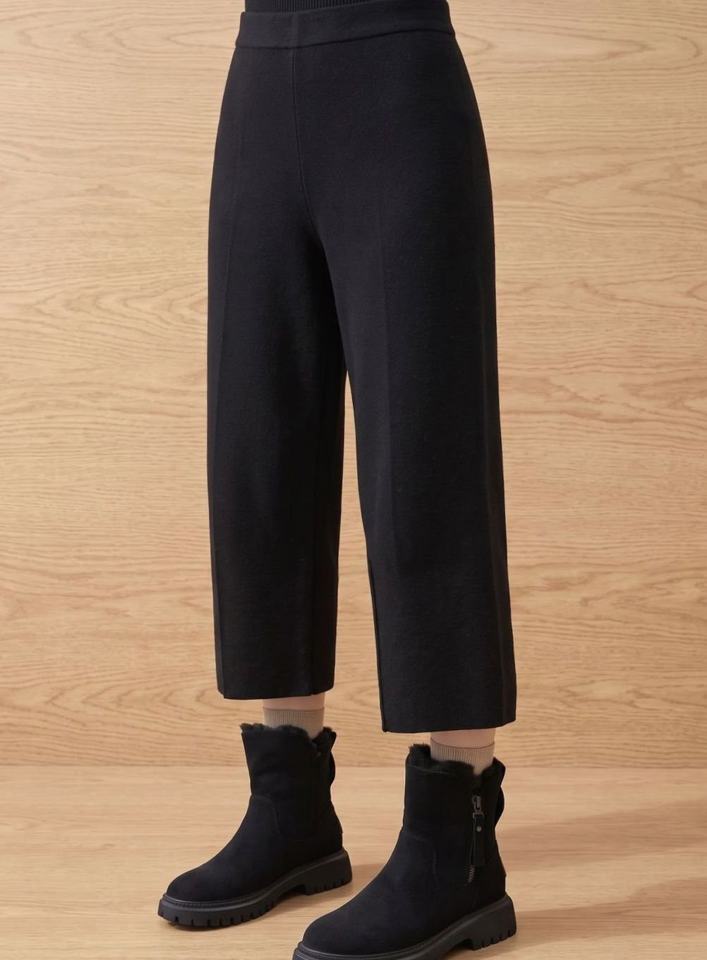 Bottines femme d'hiver déperlantes à doublure chaude et fermeture éclair 1