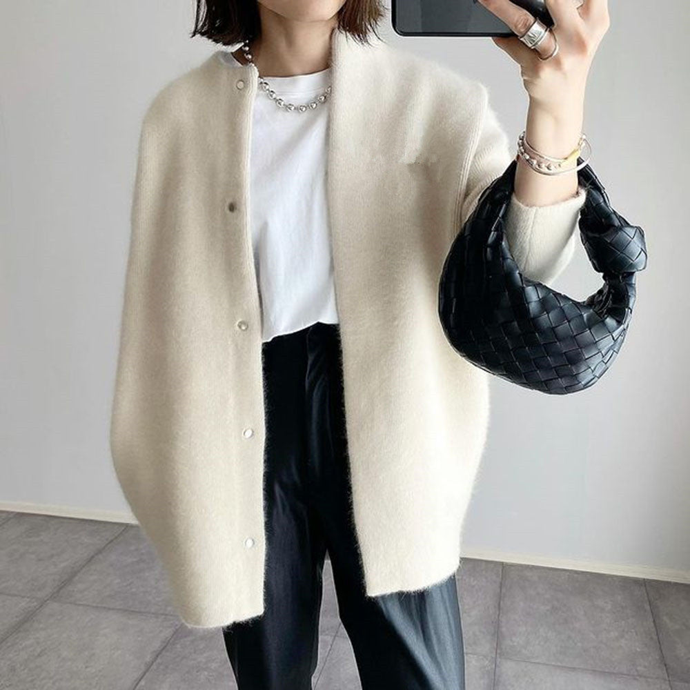 Cardigan femme léger en coton mélangé à coupe ample 8