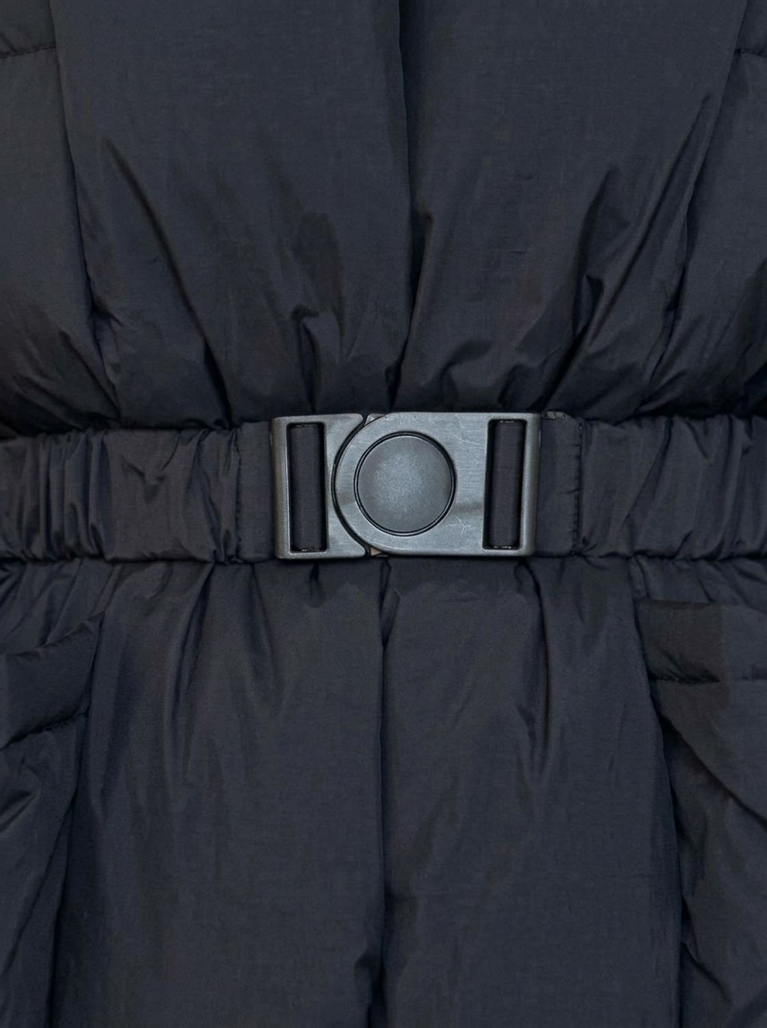 Doudoune femme oversize ceinturée à col montant 7