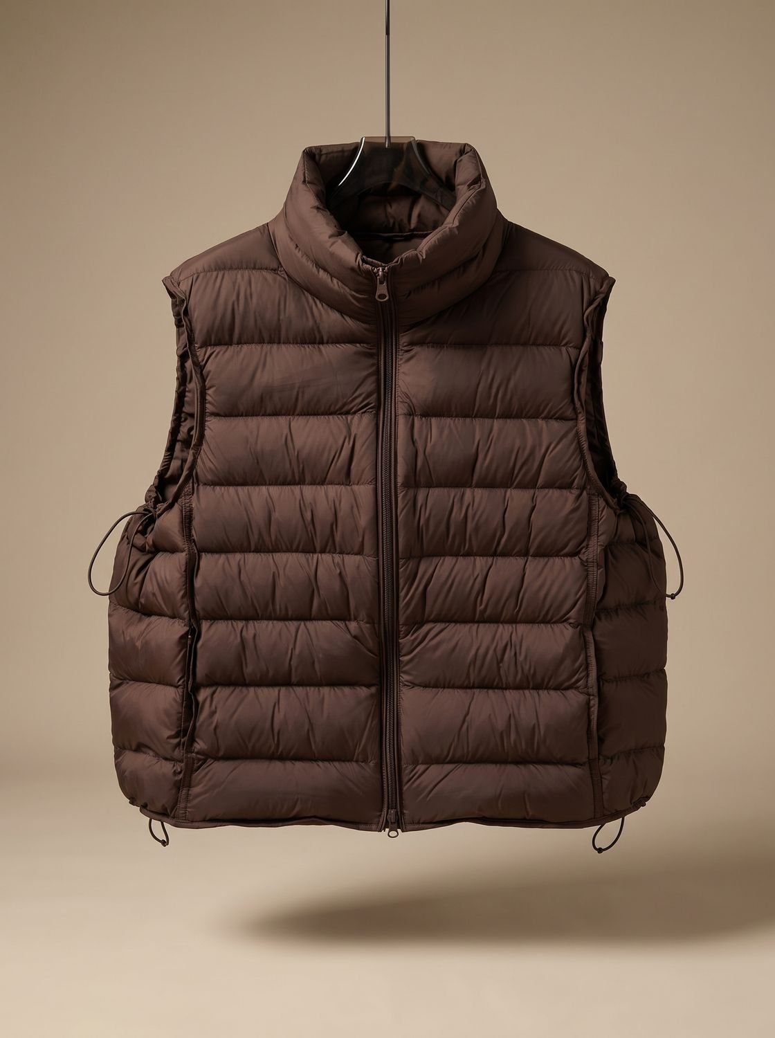 Doudoune sans manches femme à col montant déperlante zip double sens 3