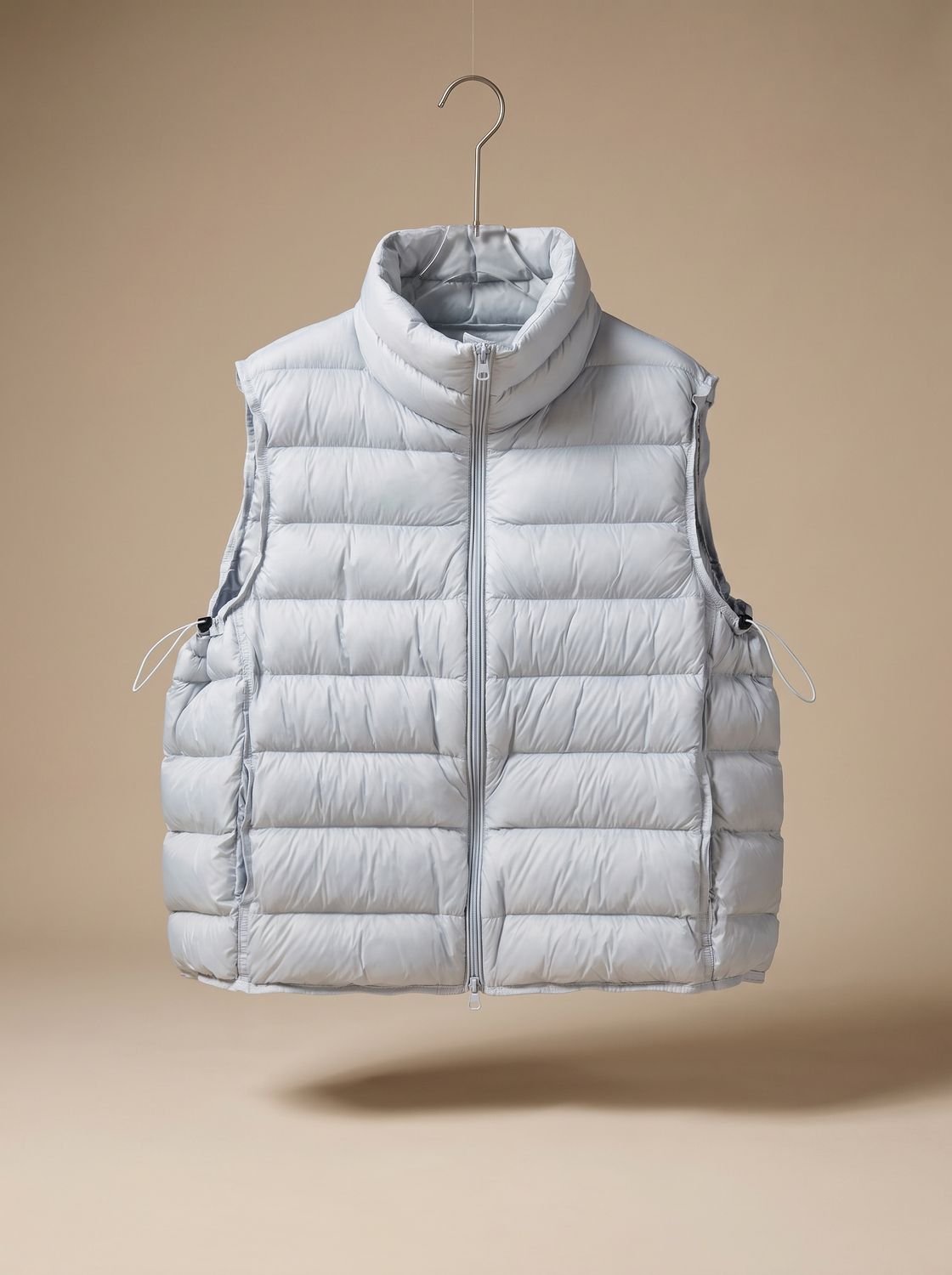 Doudoune sans manches femme à col montant déperlante zip double sens 5