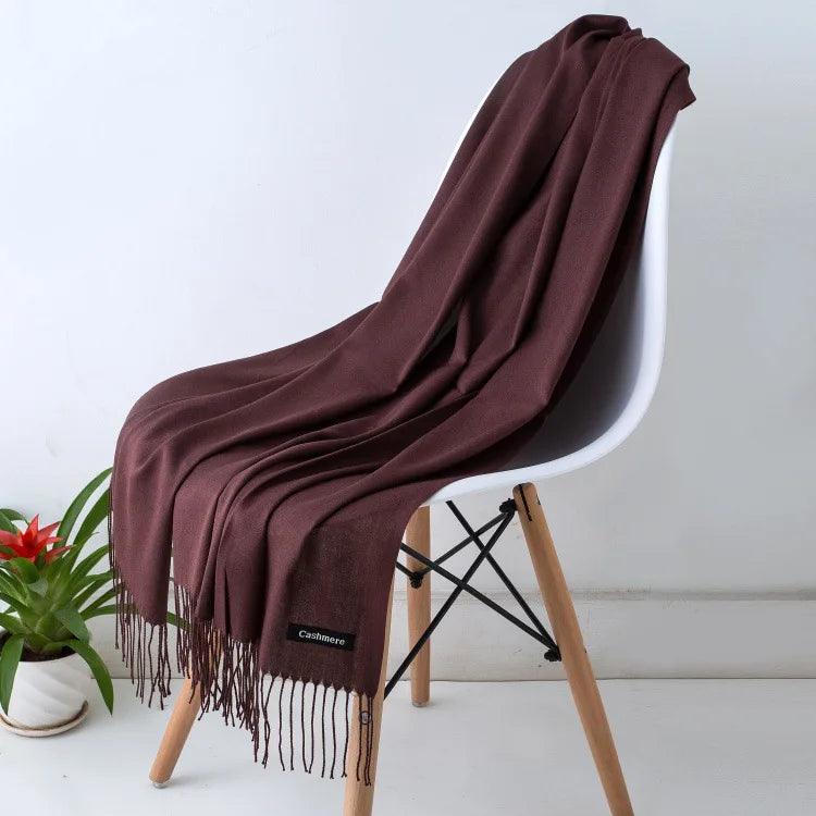 Écharpe à franges légère femme 13
