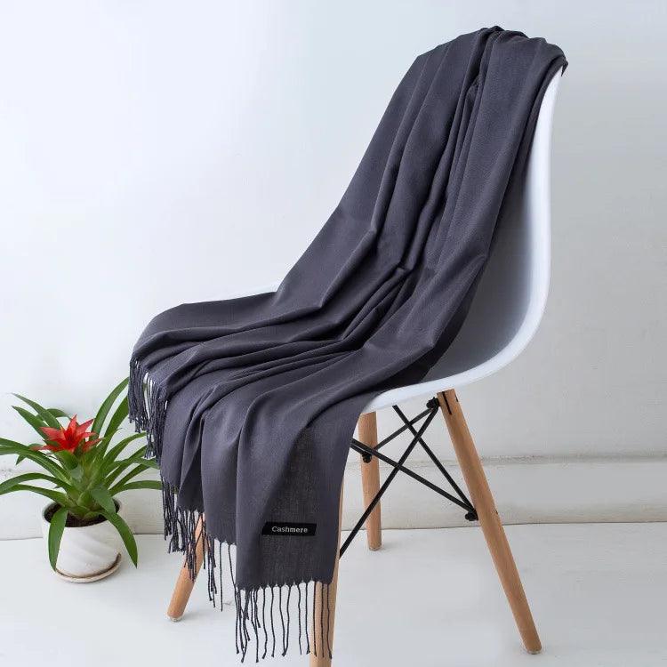 Écharpe à franges légère femme 14