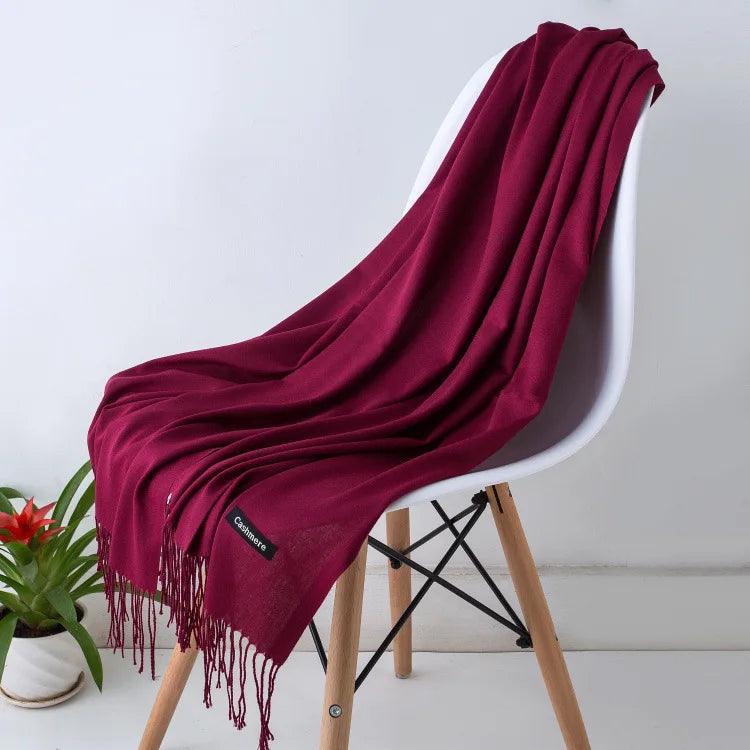 Écharpe à franges légère femme 15