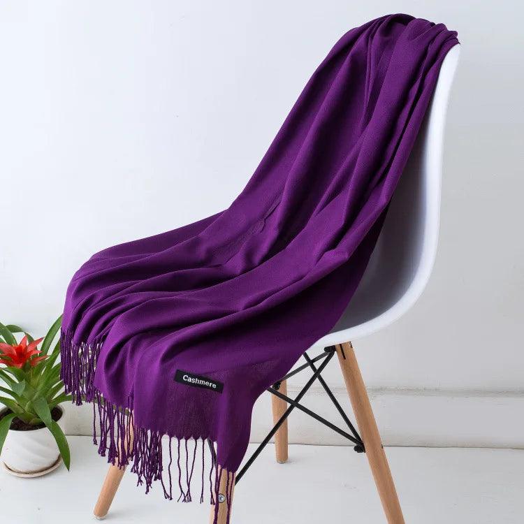 Écharpe à franges légère femme 16