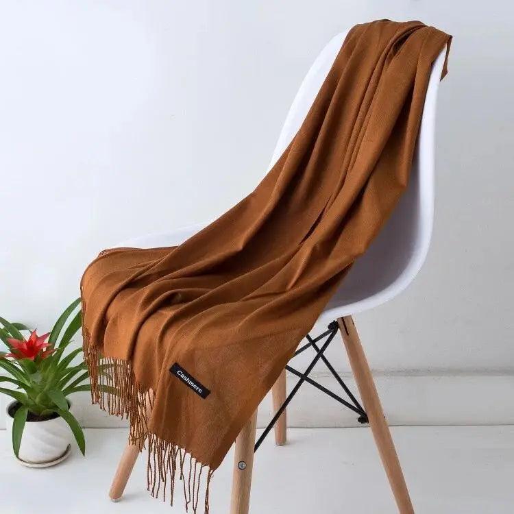 Écharpe à franges légère femme 17