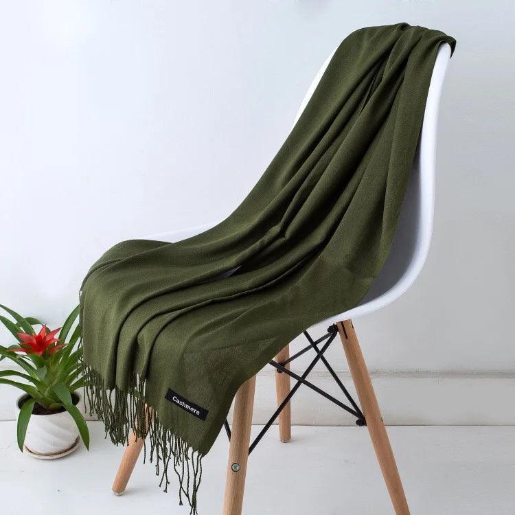 Écharpe à franges légère femme 18