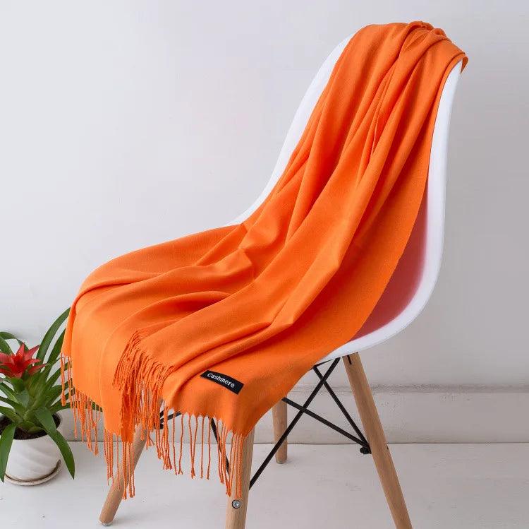Écharpe à franges légère femme 4