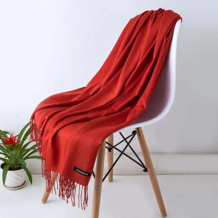Écharpe à franges légère femme 7