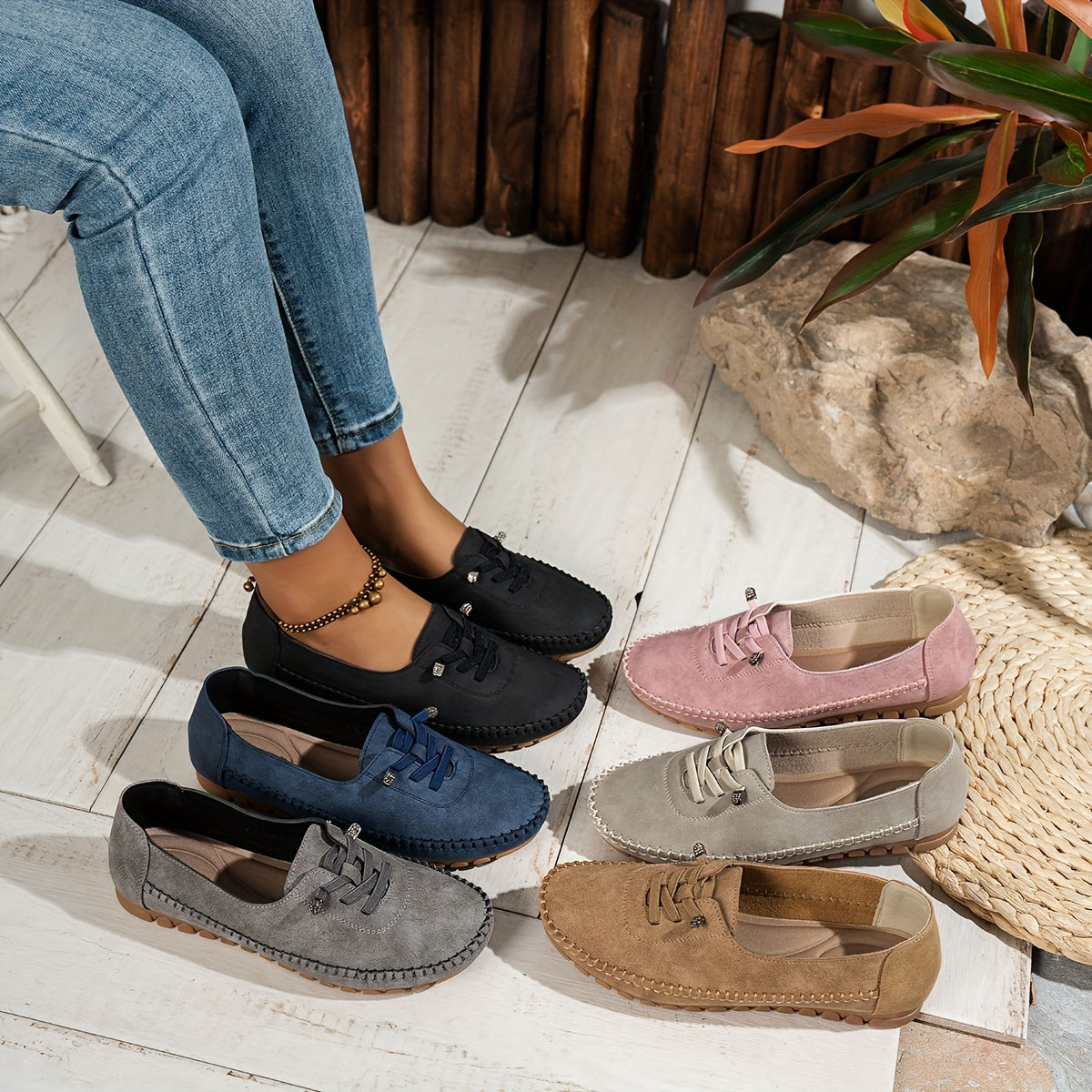 Mocassins femme souples et légers à semelle antidérapante 5