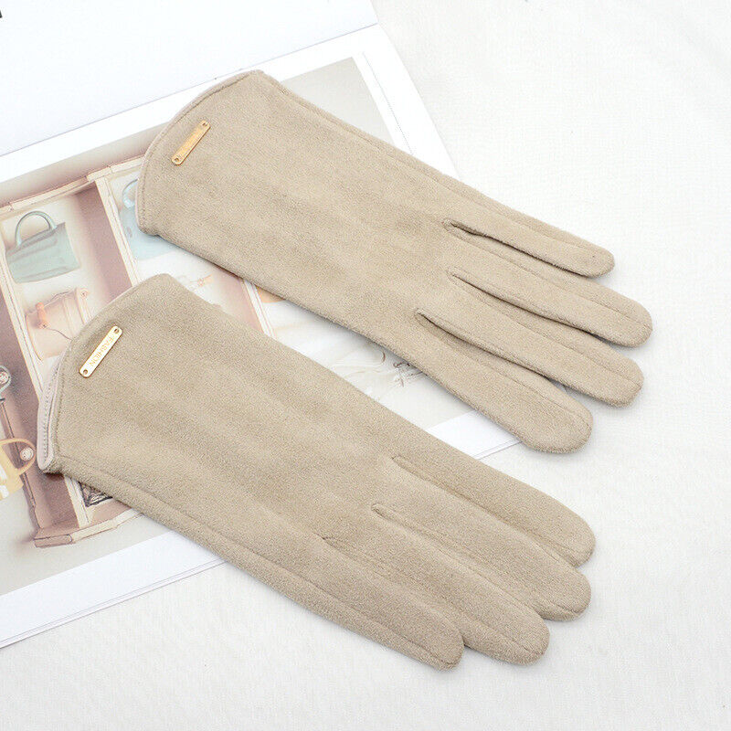 Gants d'hiver femme tactiles à doublure en laine 2
