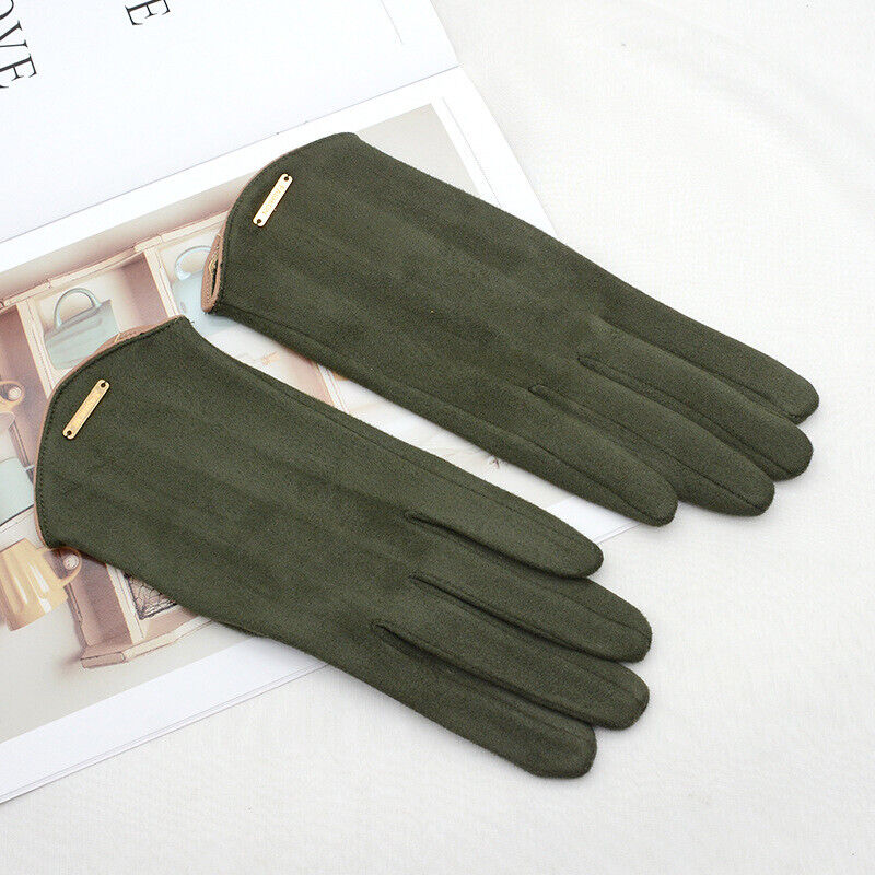 Gants d'hiver femme tactiles à doublure en laine 5