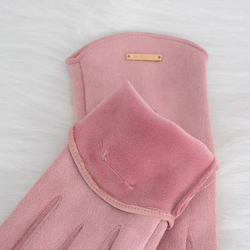 Gants d'hiver femme tactiles à doublure en laine 7