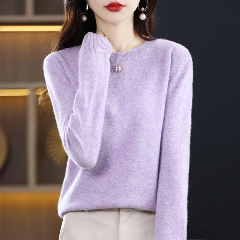 Pull en laine femme doux et chaud pour l'automne et l'hiver 7