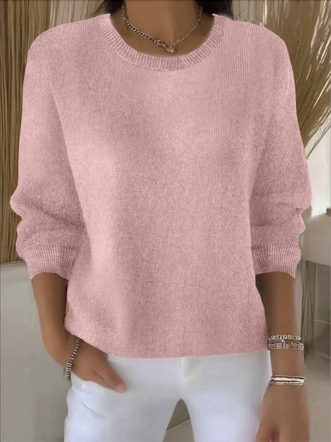 Pull en maille douce femme à coupe fluide 7