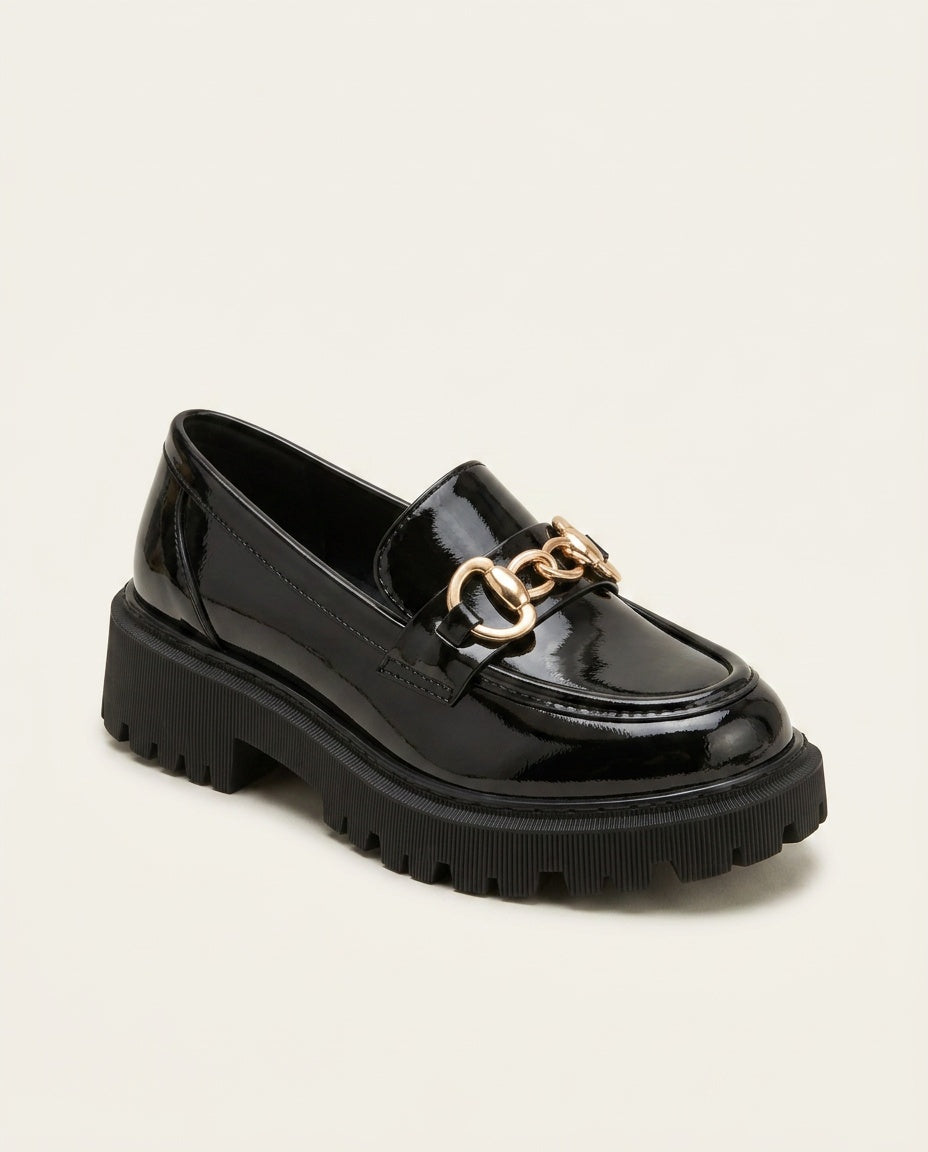 Mocassins femme à talon bloc et plateforme 3