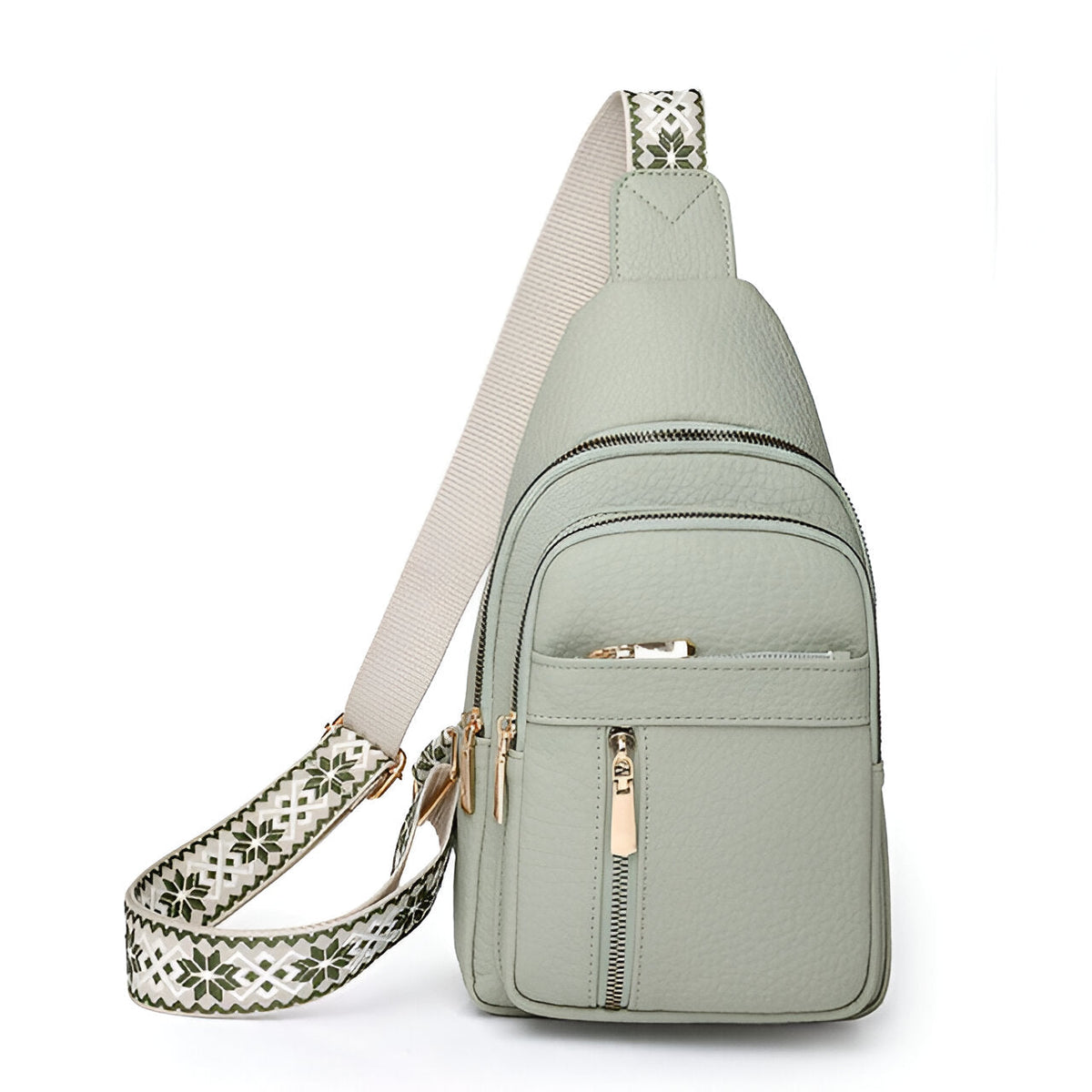Sac bandoulière femme antivol avec poche RFID et fermetures dissimulées 5