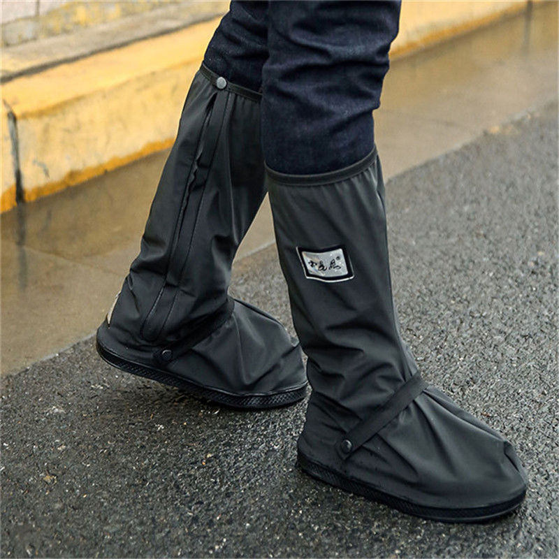 Surchaussures de pluie imperméables à fermeture éclair et semelle antidérapante 3