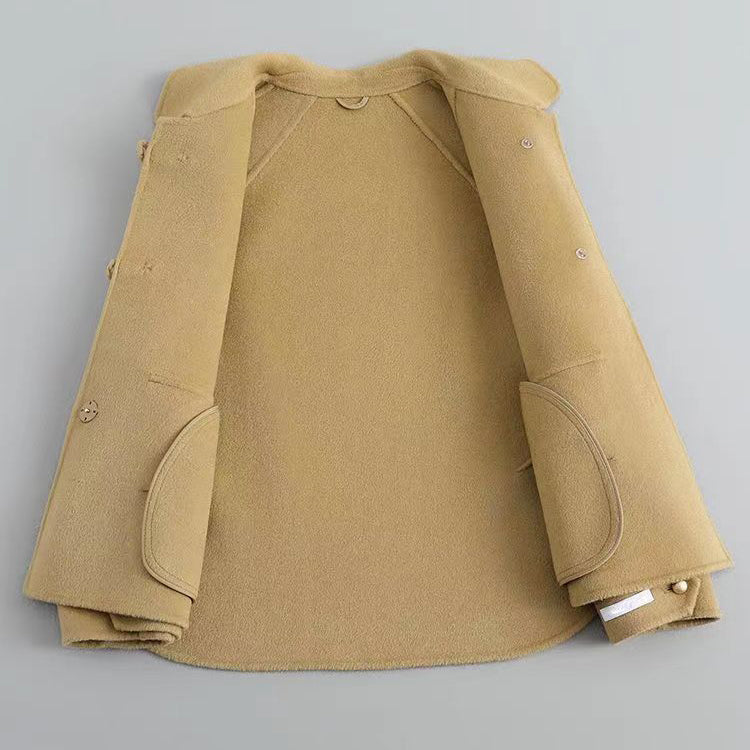 Veste mi-saison femme en maille de coton mélangé à boutons nacrés 6