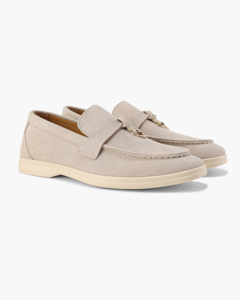 Mocassins femme en daim à enfiler 2