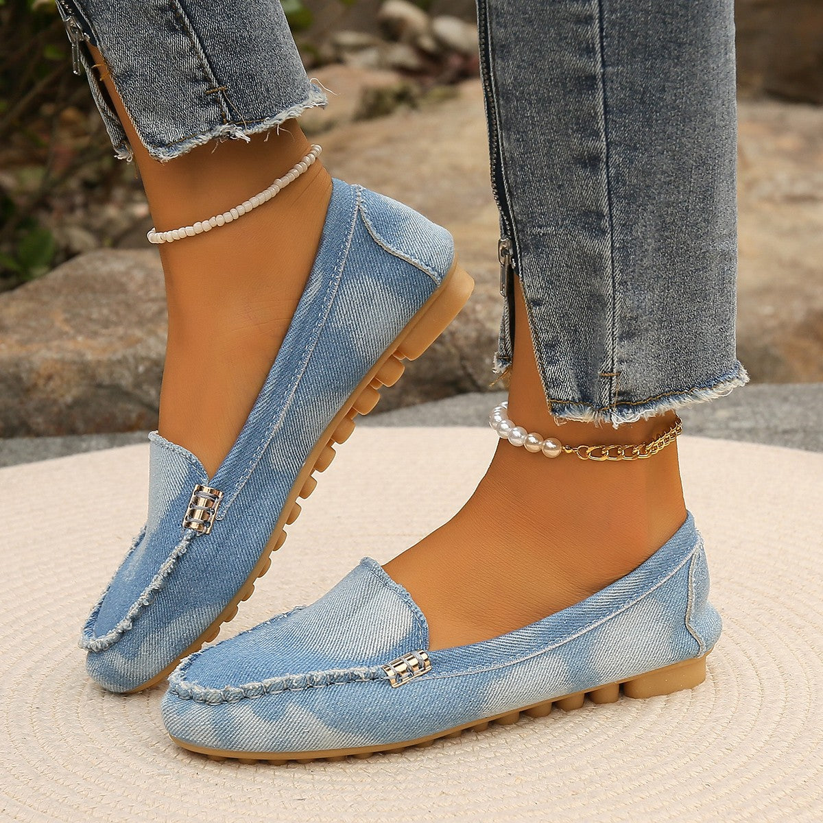 Mocassins femme plats à bout rond 2