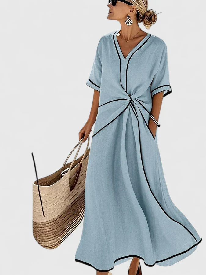 Robe maxi élégante d’été femme