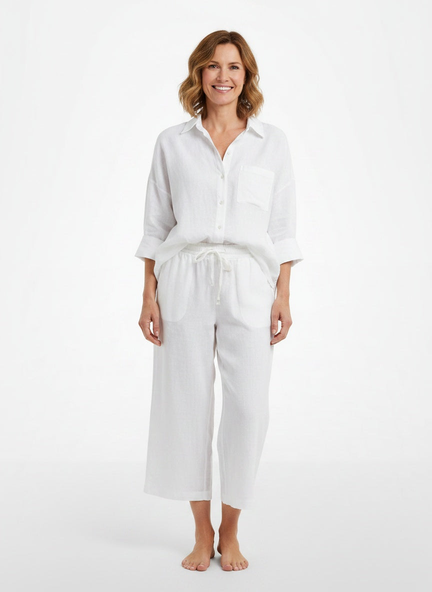 Full body view of the model wearing Ensemble de tenue d'été femme