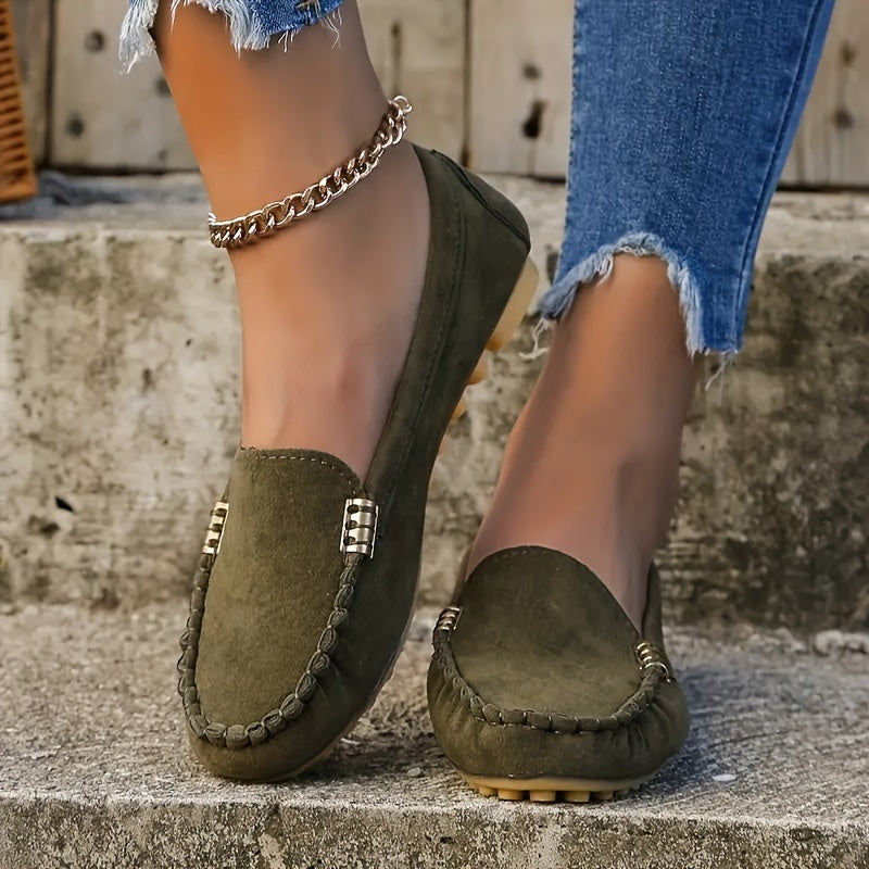 Mocassins femme élégants façon ballerine 13