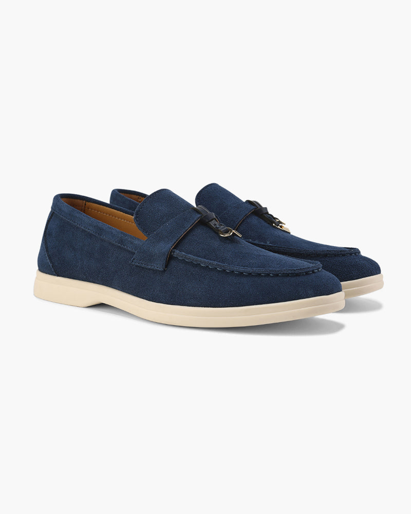 Mocassins femme en daim à enfiler 7