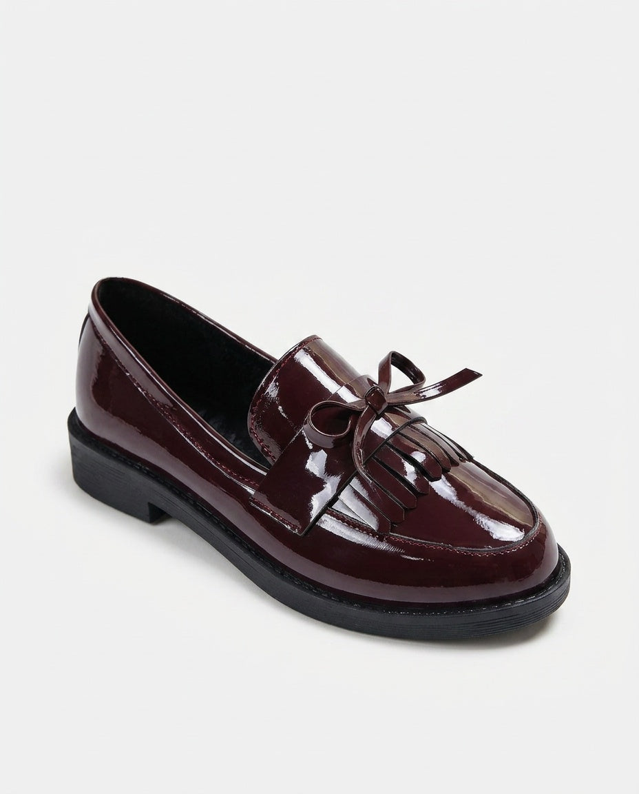 Mocassins femme vernis classiques à enfiler 7