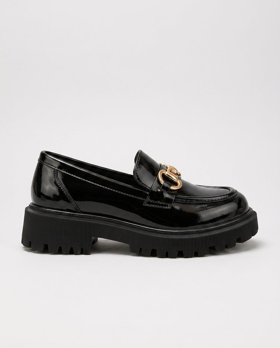 Mocassins femme à talon bloc et plateforme 2