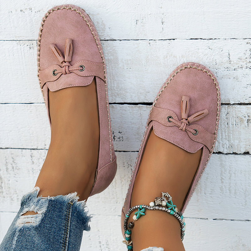 Mocassins femme plats à semelle rembourrée 10