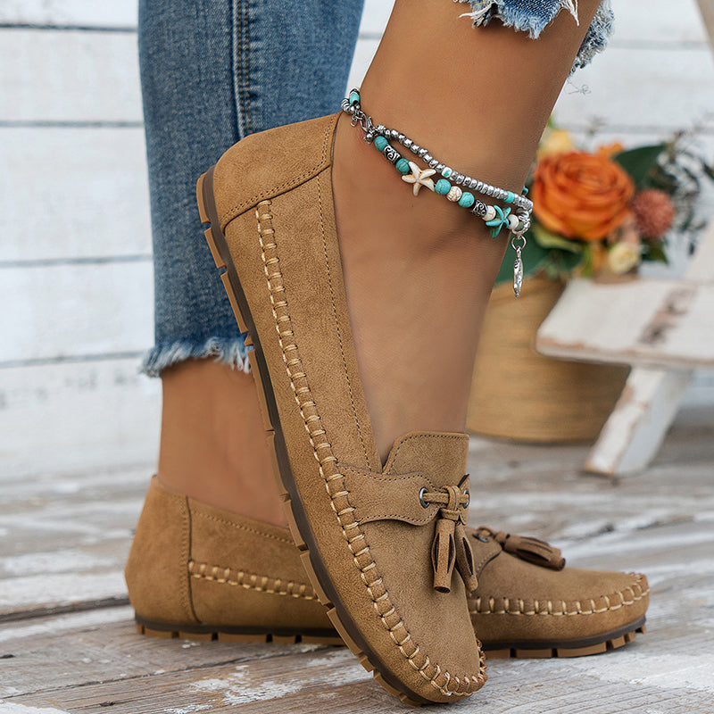 Mocassins femme plats à semelle rembourrée 12