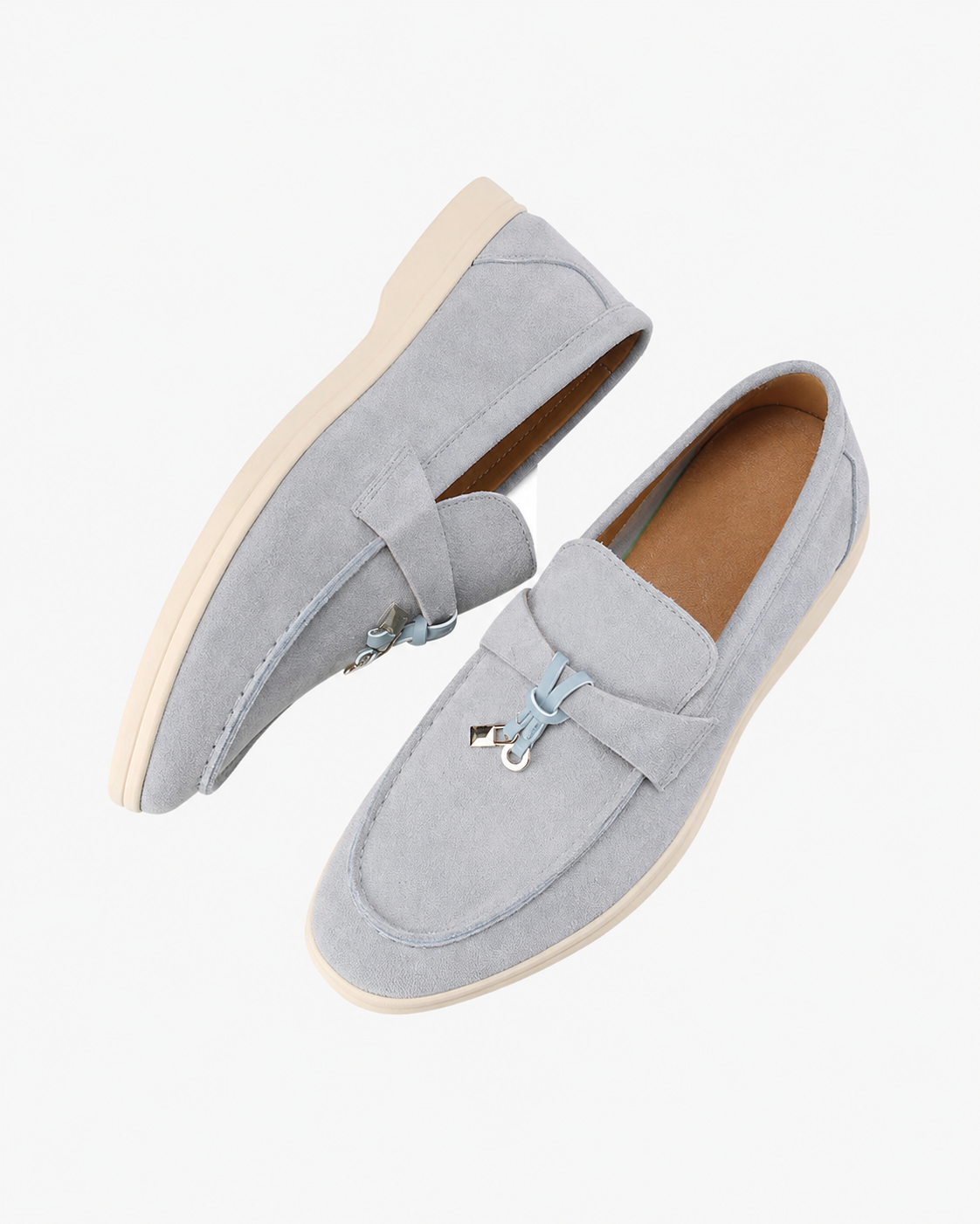Mocassins femme en daim à enfiler 6
