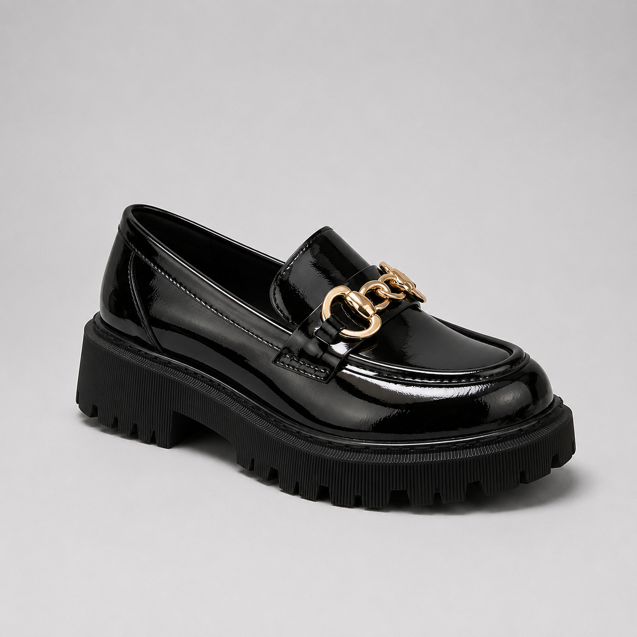 Mocassins femme à talon bloc et plateforme 1