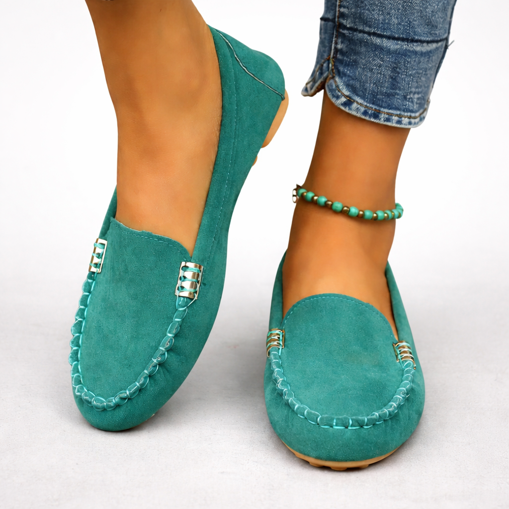 Mocassins femme élégants façon ballerine 1
