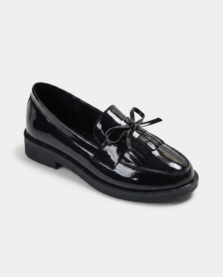 Mocassins femme vernis classiques à enfiler 1