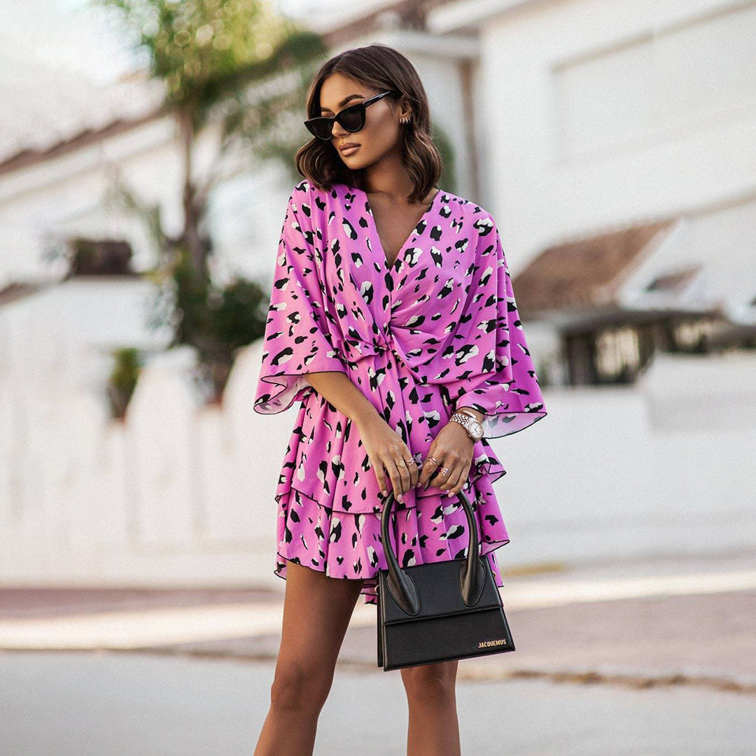 Robe courte bohème légère